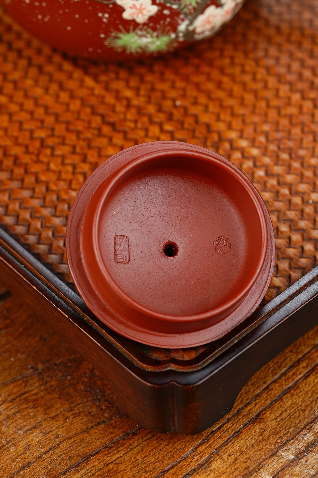 松果宜兴紫砂壶原矿大红袍泥料210CC Songguo Yixing Zisha Teapot Original Ore Dahongpao Clay 210CC