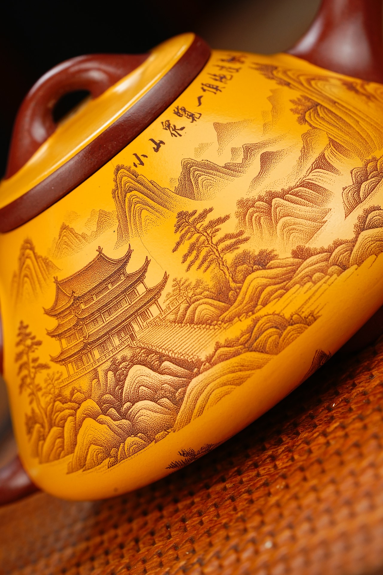 子冶石瓢宜兴紫砂壶原矿龙血砂泥料280CC Zi Ye Shí Piáo Yixing Zisha Teapot, Original Ore Dragon Blood Sand Clay, 280CC
