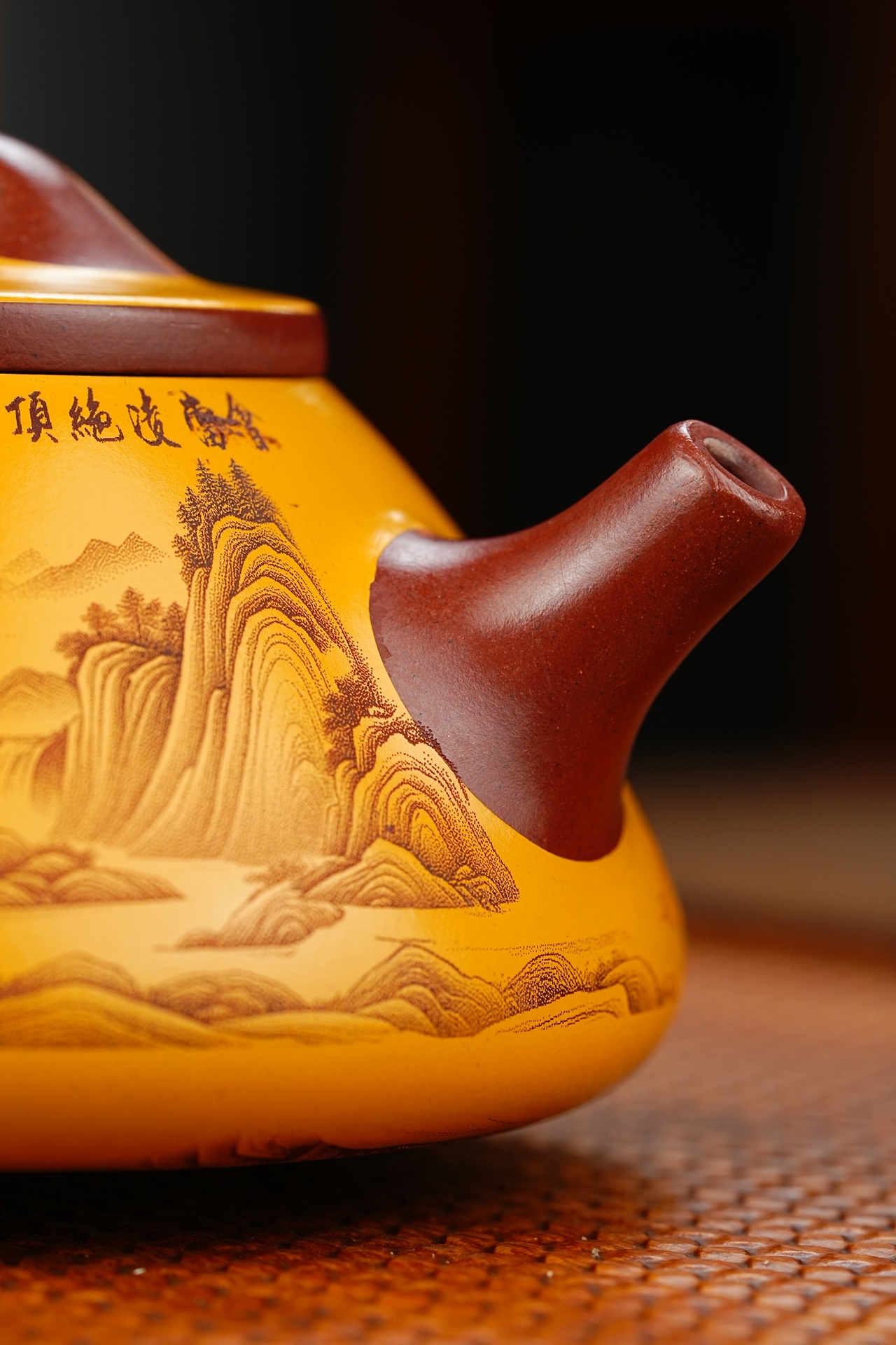 子冶石瓢宜兴紫砂壶原矿龙血砂泥料280CC Zi Ye Shí Piáo Yixing Zisha Teapot, Original Ore Dragon Blood Sand Clay, 280CC
