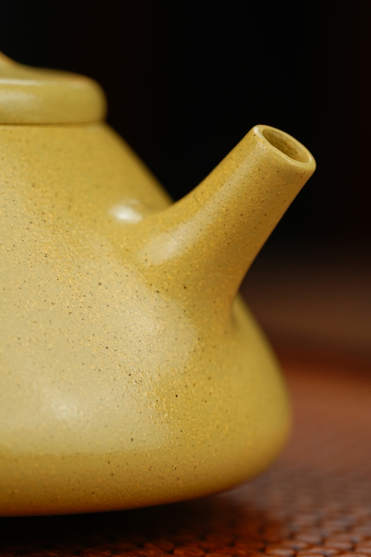 子冶石瓢宜兴紫砂壶原矿本山绿泥泥料160CC Ziye Shipiao Yixing Purple Clay Teapot Original Mine Benshan Green Clay Material 160CC