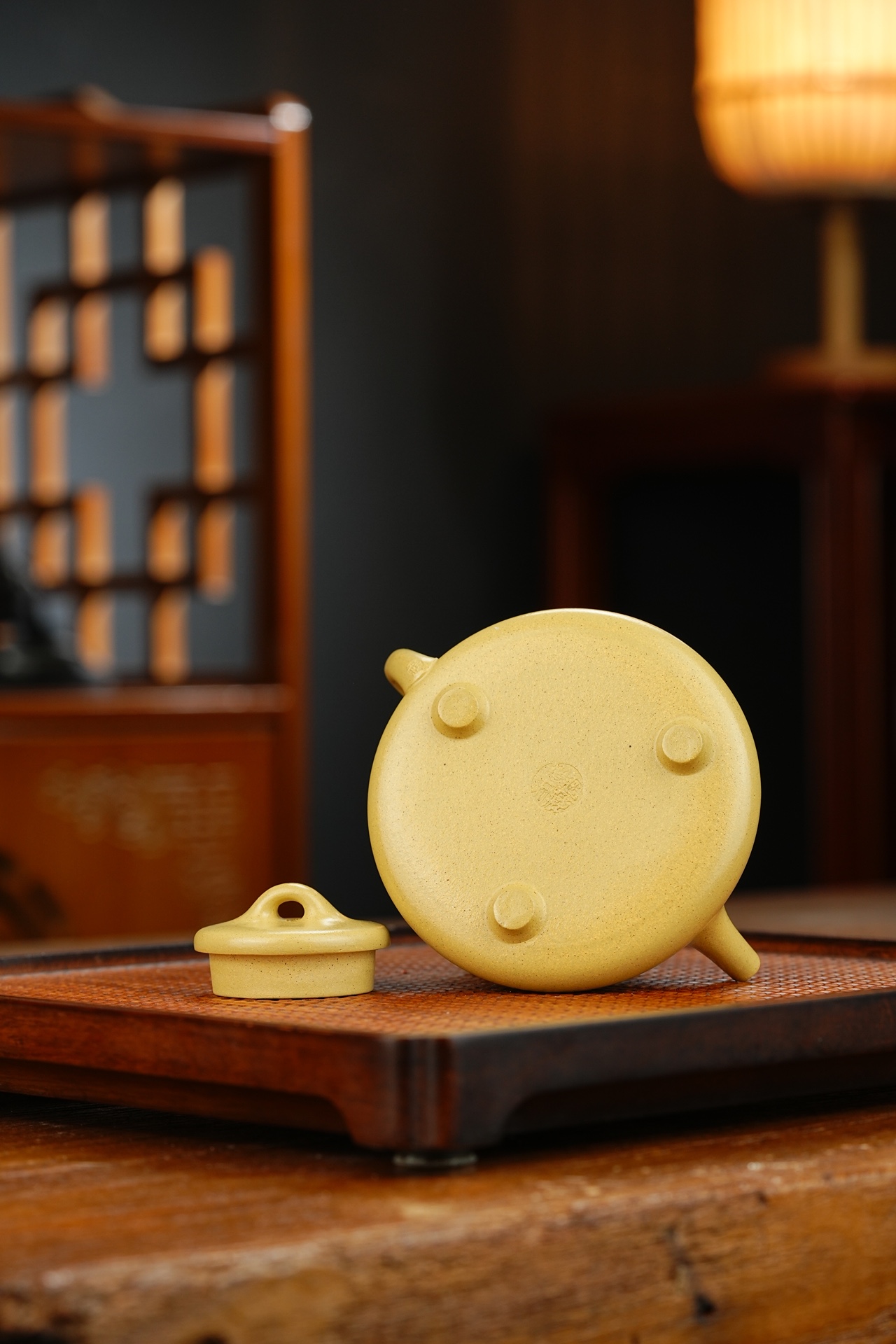 子冶石瓢宜兴紫砂壶原矿本山绿泥泥料160CC Ziye Shipiao Yixing Purple Clay Teapot Original Mine Benshan Green Clay Material 160CC