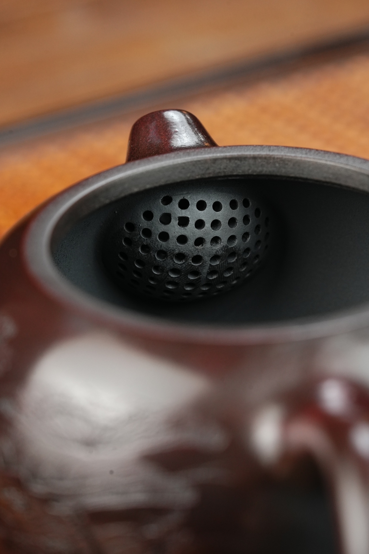 清风荷韵宜兴紫砂壶原矿石红泥料240CC Qingfeng He Yun Yixing Zisha Teapot Original Ore Red Clay 240CC
