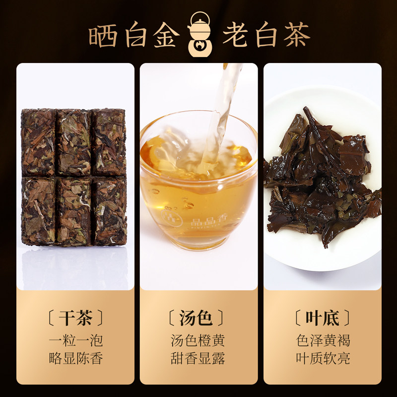 2018福鼎白茶1841寿眉白茶礼盒装5g*6*12 （360g） 2018 Fuding White Tea 1841 Shoumei White Tea Gift Box 5g*6*12 (360g 12.8oz)