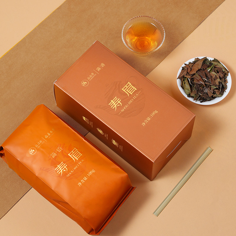 福鼎白茶2023白茶寿眉茶叶100g  Fuding White Tea 2023 Brief Description: Shoumei White Tea 100g (3.5oz)