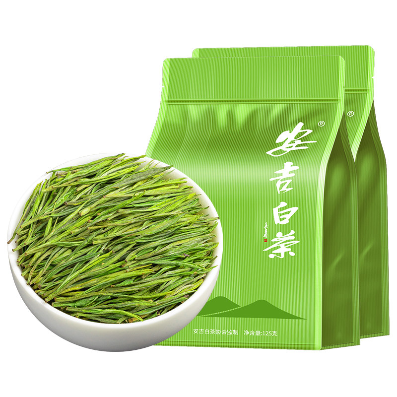 安吉白茶2026新茶一级明前绿茶袋装125g *2    (250g ） Anji White Tea 2026 New Tea First Grade Pre-Qingming Green Tea Bagged 125g *2  (250g 8.8oz）