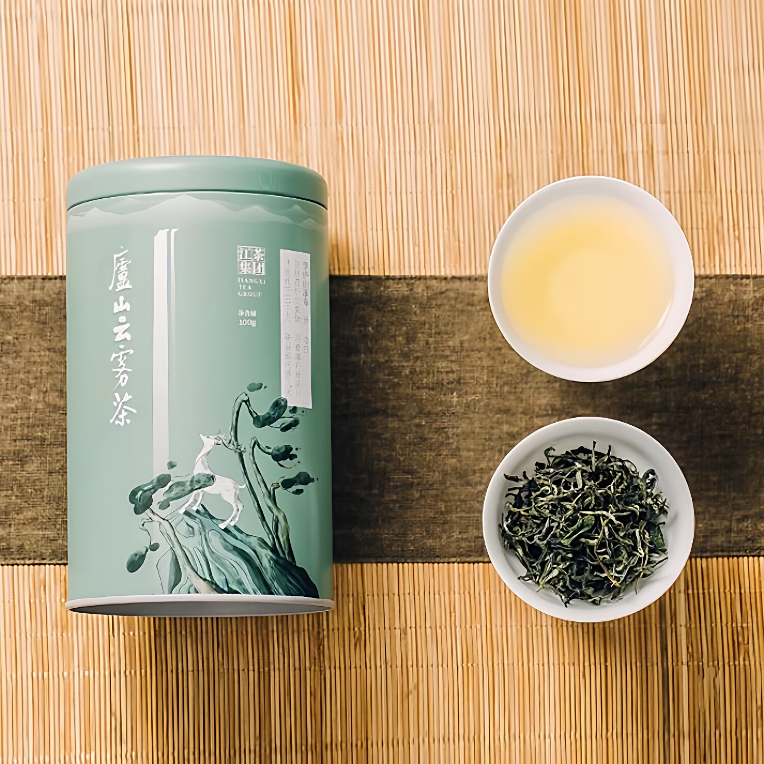 2026雨前特级庐山云雾茶叶罐装100g 2026 Pre-Rain Premium Lushan Cloud and Mist Tea, 100g in Can （3.5oz）
