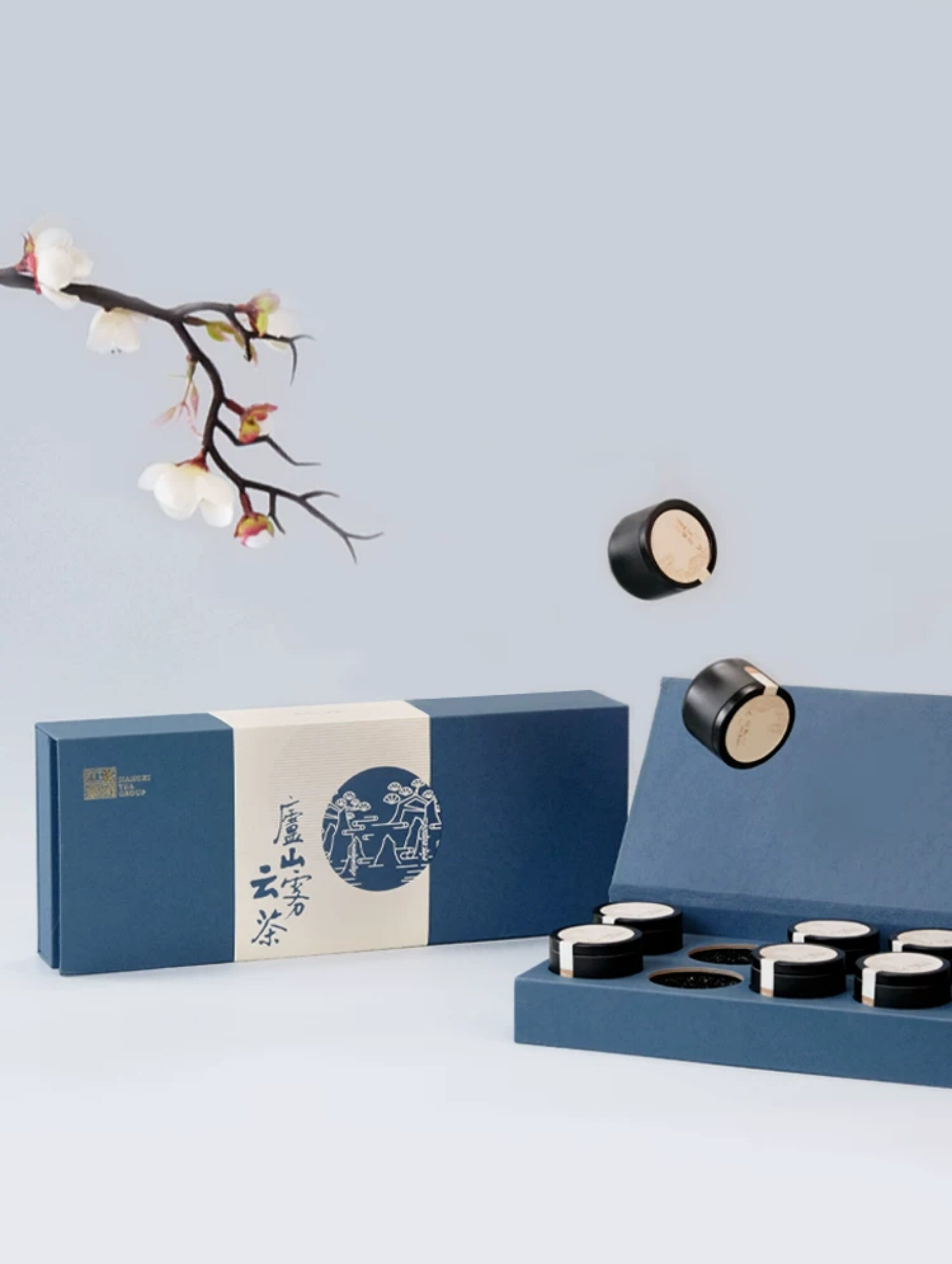 2026清明前特级庐山云雾茶叶礼盒装108g 2026 Pre-Qingming Premium Lushan Cloud Mist Tea Gift Box 108g（3.8oz）