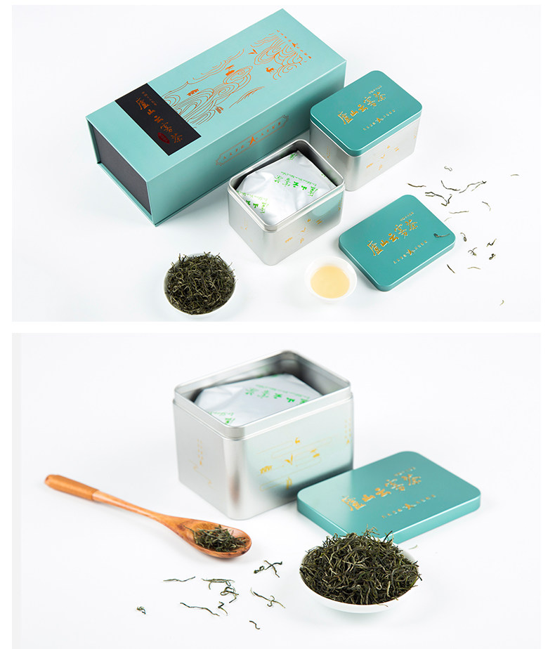 2026雨前一级庐山云雾茶叶罐装2*60g  2026 Pre-Rain First Grade Lushan Cloud Mist Tea, Canned, 2*60g（120g 4.2oz）