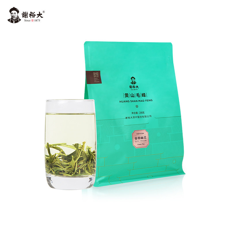 2026谢裕大雨前一级黄山毛峰袋装200g  2026 Xie Yuda Pre-Rain First Grade Huangshan Maofeng Tea Bag 100g（3.5oz）