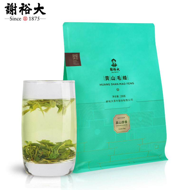 2026谢裕大二级黄山毛峰袋装200g  2026 Xie Yuda Grade 2 Huangshan Maofeng Tea, 200g bagged（7oz）