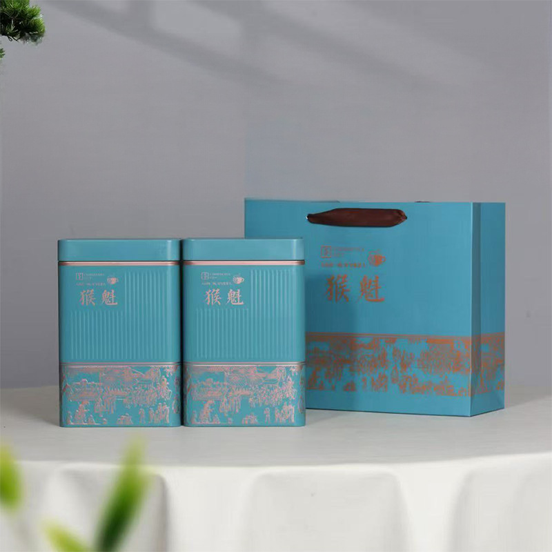2026特级雨前太平猴魁绿茶罐装250g  2026 Premium Pre-Rain Taiping Houkui Green Tea, Canned, 250g（8.8oz）