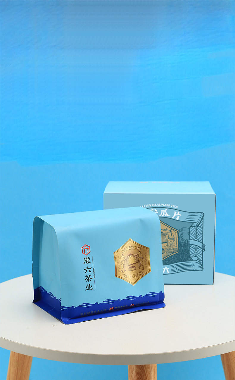 2026徽六牌一级雨前六安瓜片寻味300绿茶袋装200g  2026 Hui Liu Brand First Grade Pre-Rain Liu An Gua Pian Premium 300 Green Tea Bagged 200g（7oz）