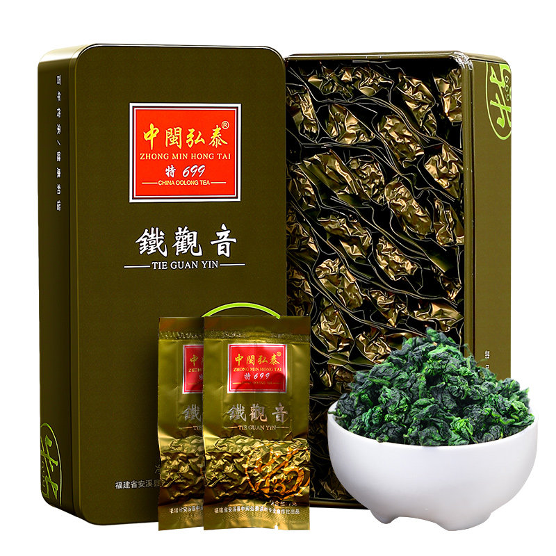 2026中闽弘泰牌一级清香型安溪铁观音兰花香真空包装250g  2026 Zhongmin Hongtai Brand First Grade Light Fragrance Anxi Tieguanyin Orchid Scent Vacuum Packaging 250g（8.8oz）