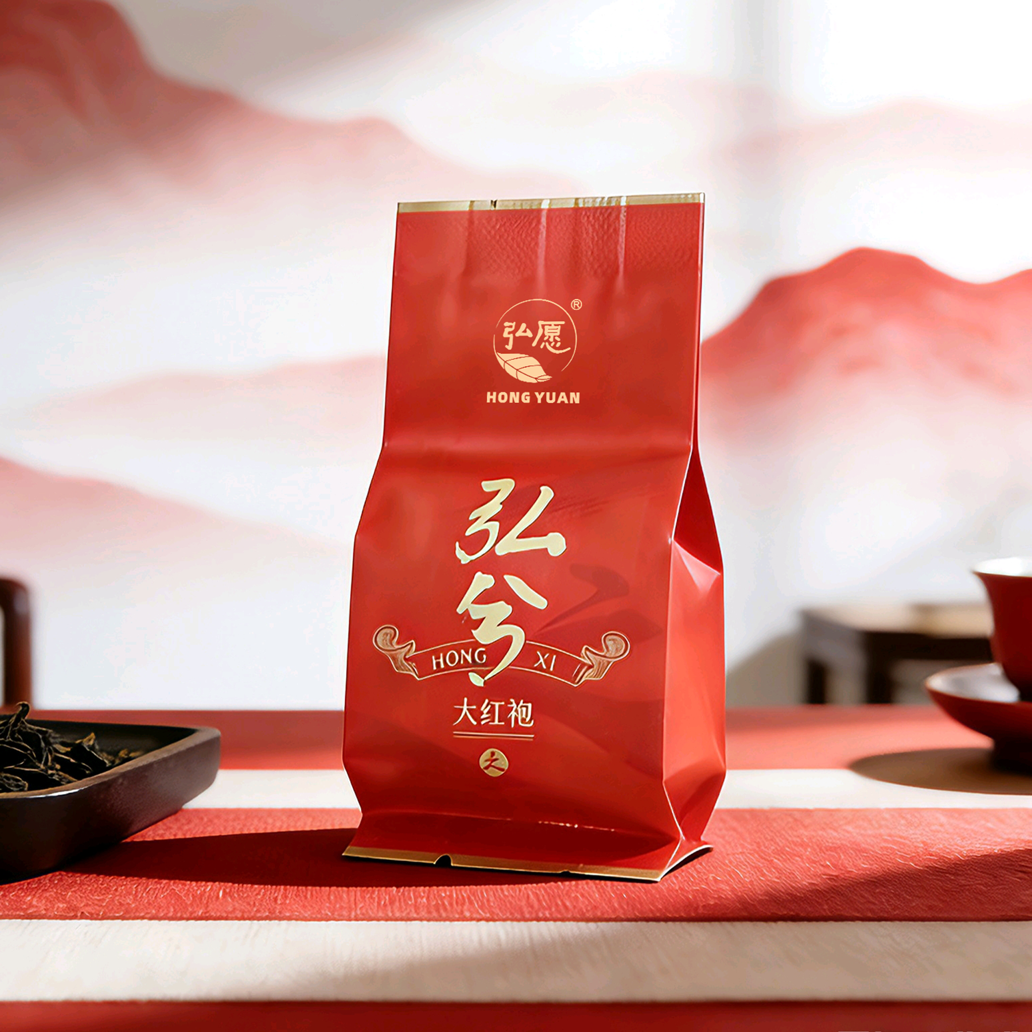 2026武夷山牌一级大红袍乌龙茶礼盒装250g  2026 Wuyi Mountain Brand First Grade Dahongpao Oolong Tea Gift Box 250g（8.8oz）