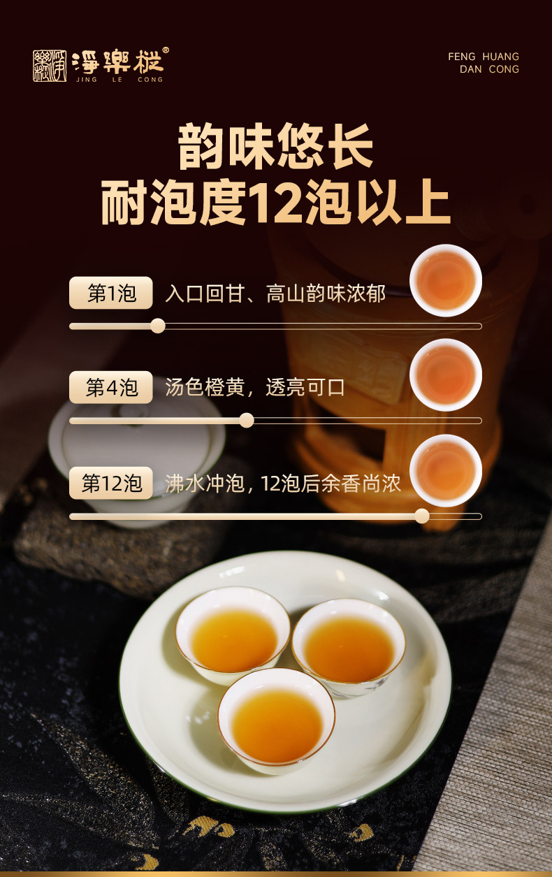 2026净乐牌芝兰香凤凰水仙凤凰单枞乌龙茶罐装500g  2026 Jingle Brand Zhilianxiang Phoenix Narcissus Phoenix Dancong Oolong Tea Canned 500g 17.6oz