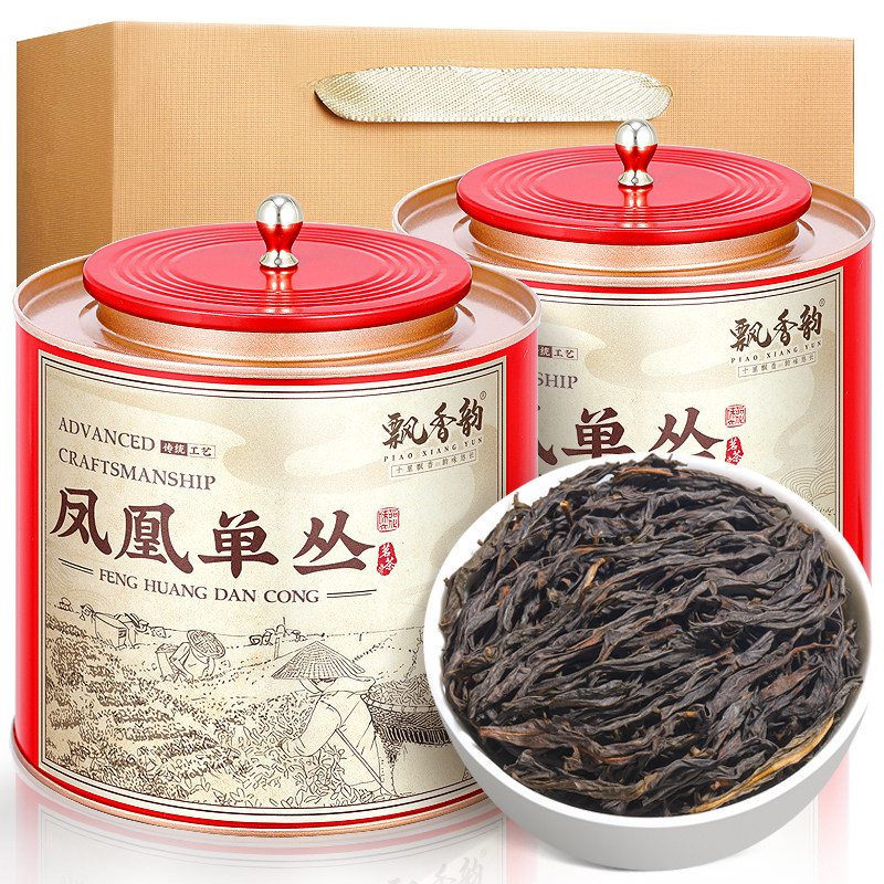 2026飘香韵牌鸭屎香凤凰单枞乌龙茶罐装250g*2  2026 Jingle Brand Duck Shit Aroma Phoenix Dancong Oolong Tea, canned 250g*2（500g 17.6oz）