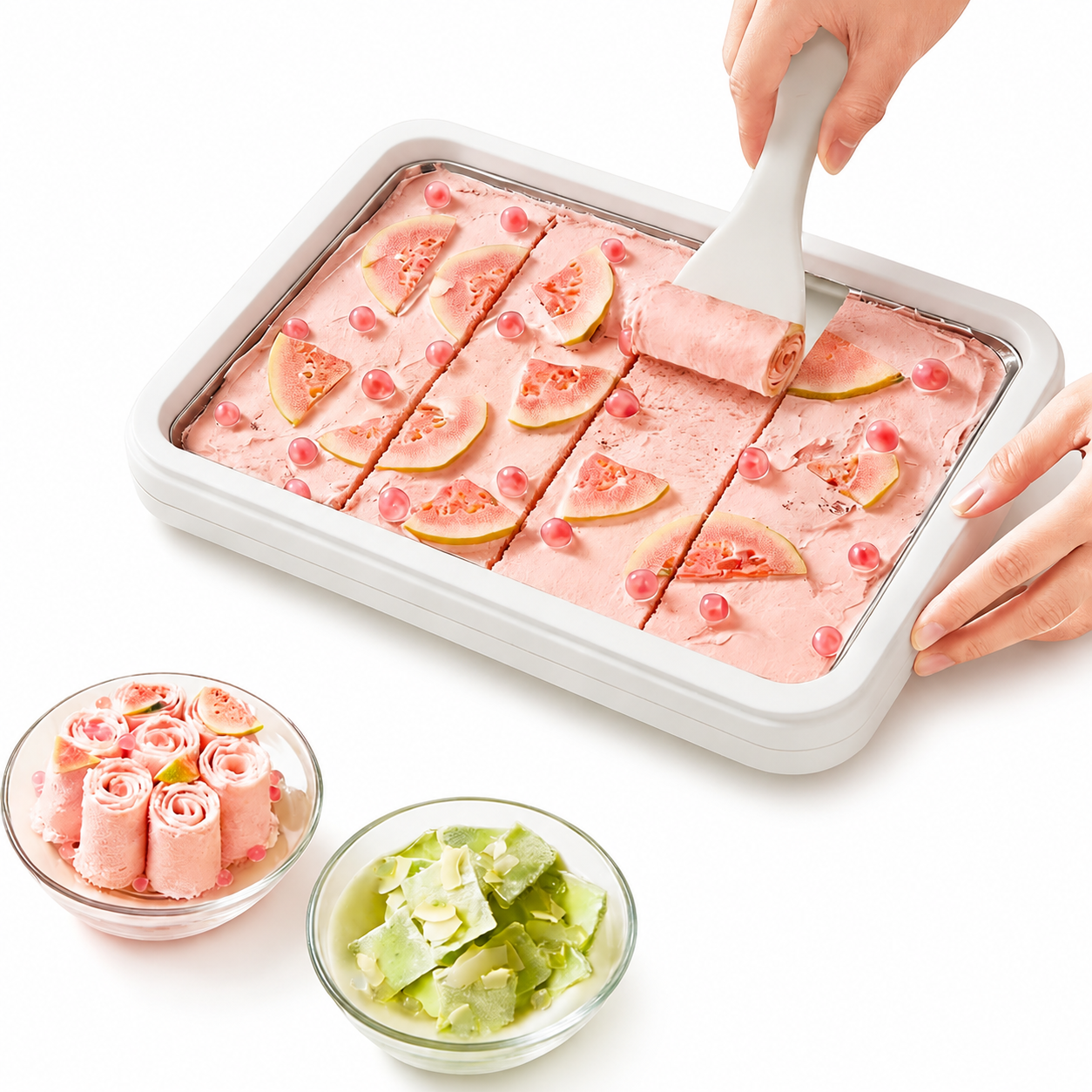Instant DIY Ice Cream Roller Tray