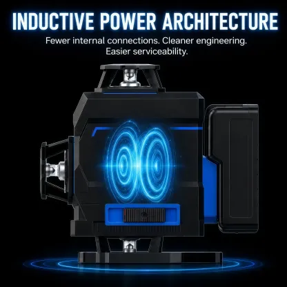 SEEKTOOL MX4 Max 4×360° Green Laser Level — Inductive Power, Removable Laser Modules & App Control  