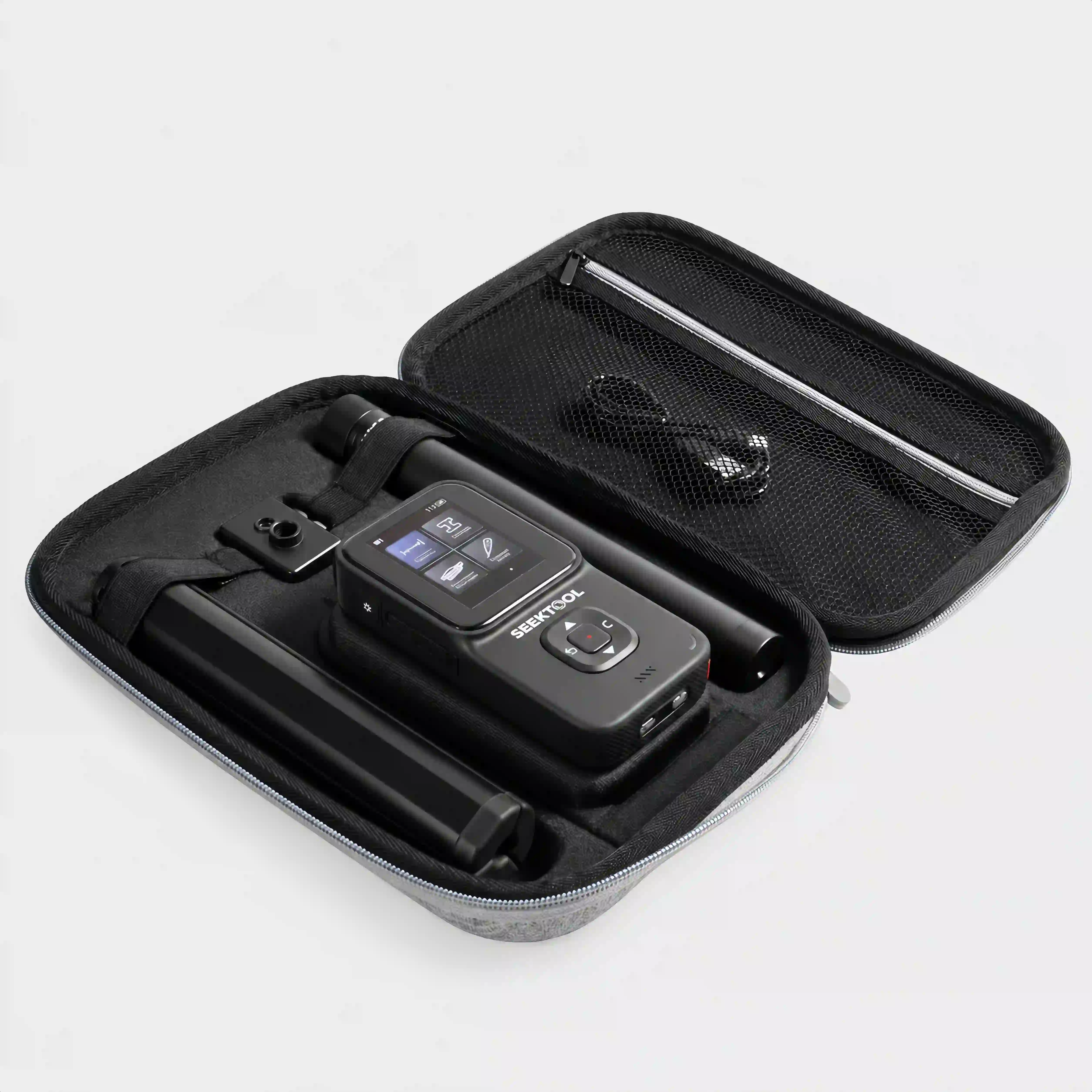 STRATA PRO unit and accessories in the protective carrying case