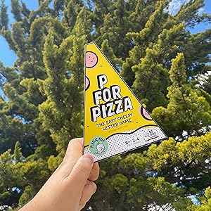 p for pizza, big potato games, board games for kids and adults