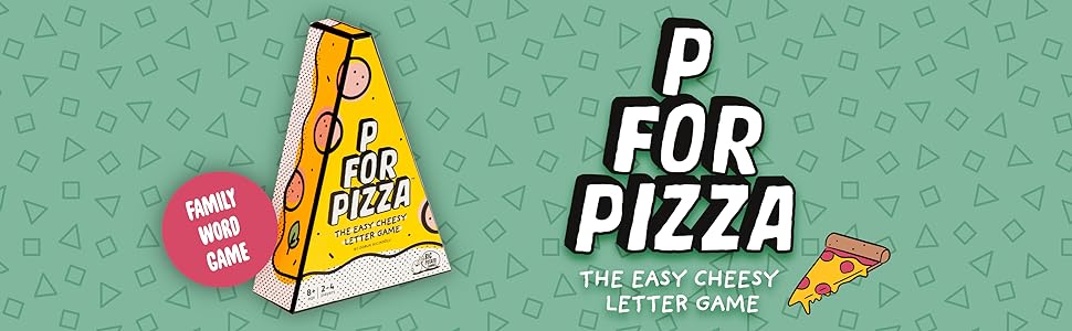 p for pizza, big potato games, board games for kids and adults