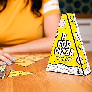 p for pizza, big potato games, board games for kids and adults