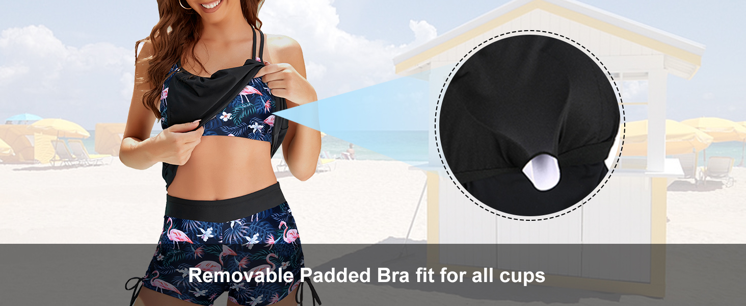 double up tankini swimsuit