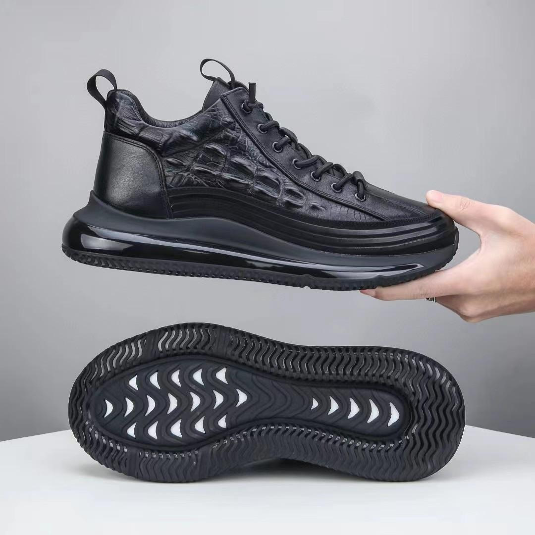 Platform Crocodile Comfort Sneakers