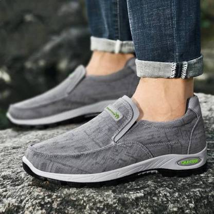 Men's Slip-On Orthopedic Shoes(Medical certification️)– Arch Support Sneakers for Casual Shoes, Lightweight Walking Shoes for Foot and Heel Pain Relief