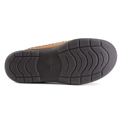 Men's Daily Non-Slip Warm Wide-Toe Plush Slippers