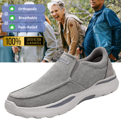 Men's Daily Canvas Wear Proof Orthopedic Walking Shoes🔥BUY 2 FOR FREE SHIPPING