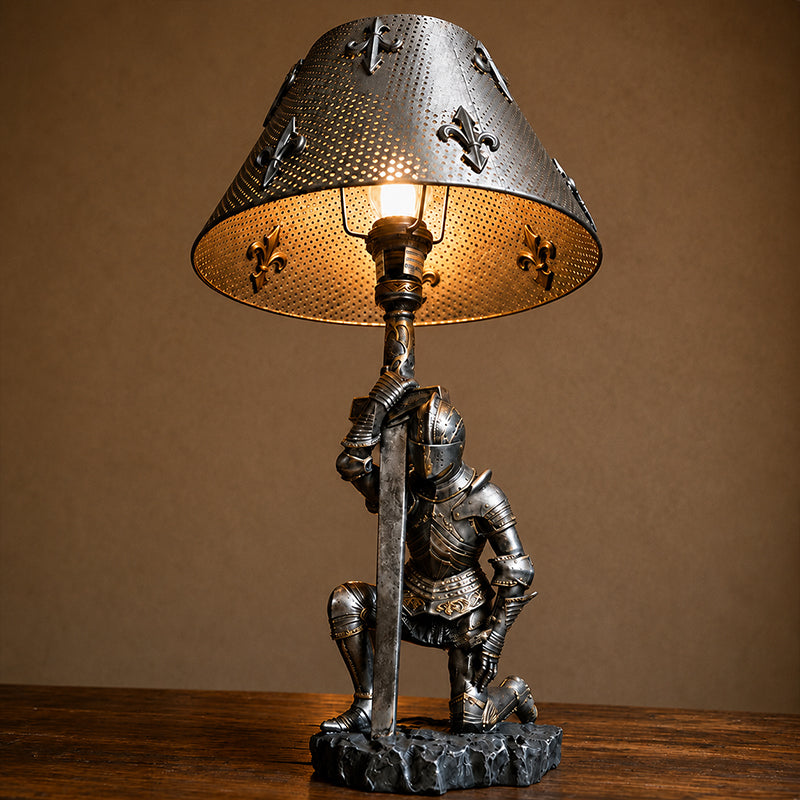 Knight's Heritage Medieval Armor Table Lamp