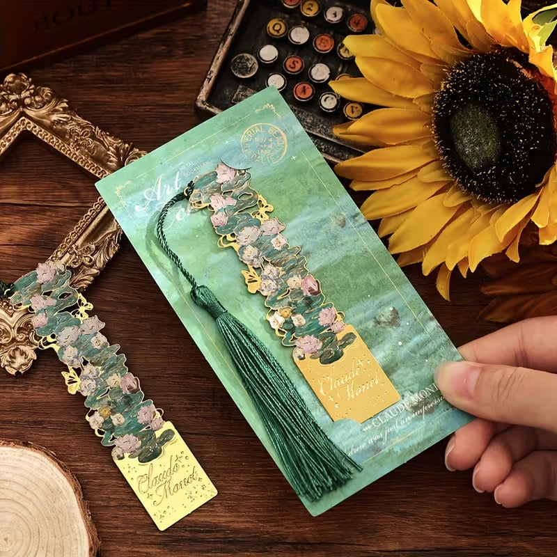 🎨 Van Gogh Hollow Bookmark – Vintage Art Inspired Bookmark 📚