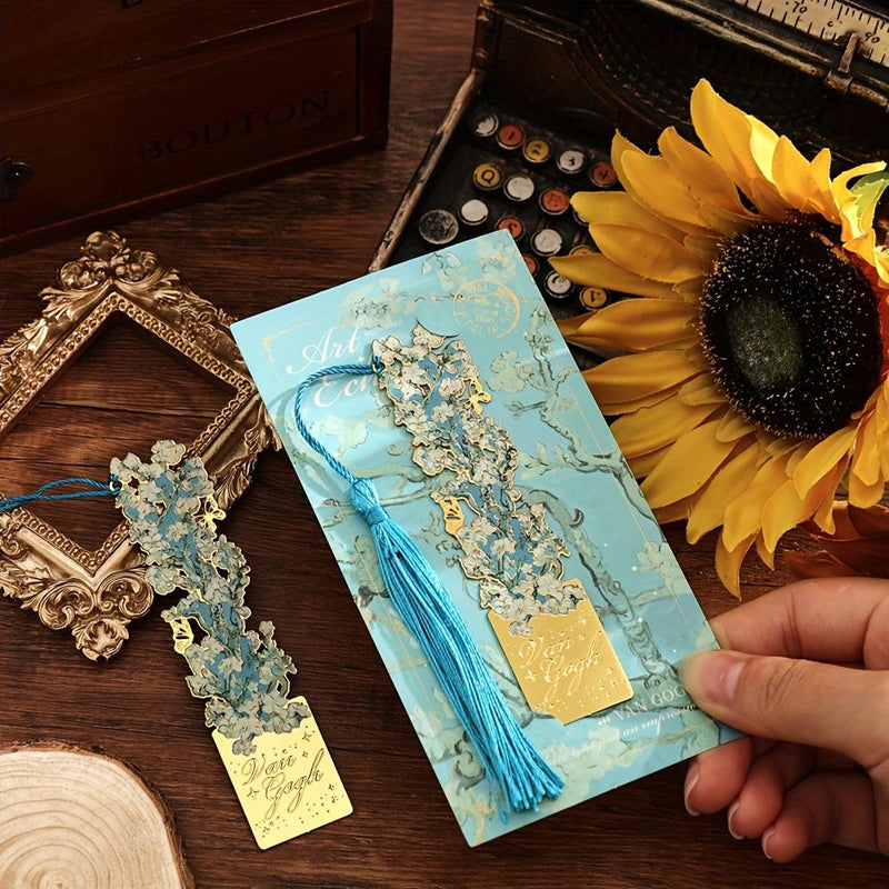 🎨 Van Gogh Hollow Bookmark – Vintage Art Inspired Bookmark 📚