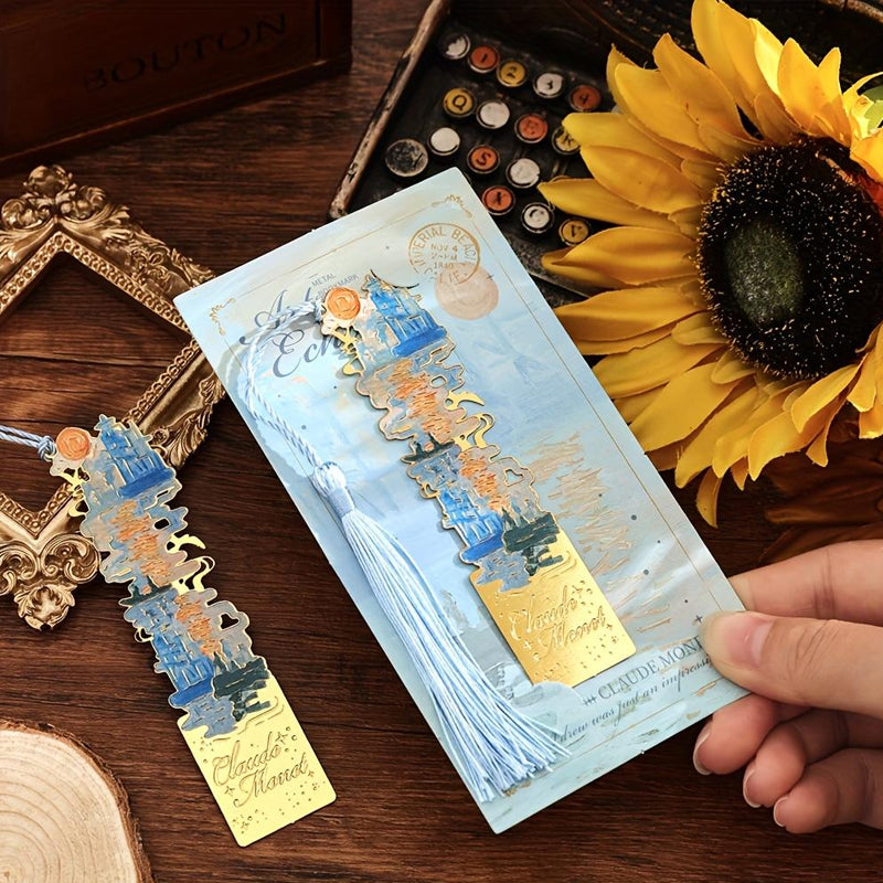 🎨 Van Gogh Hollow Bookmark – Vintage Art Inspired Bookmark 📚