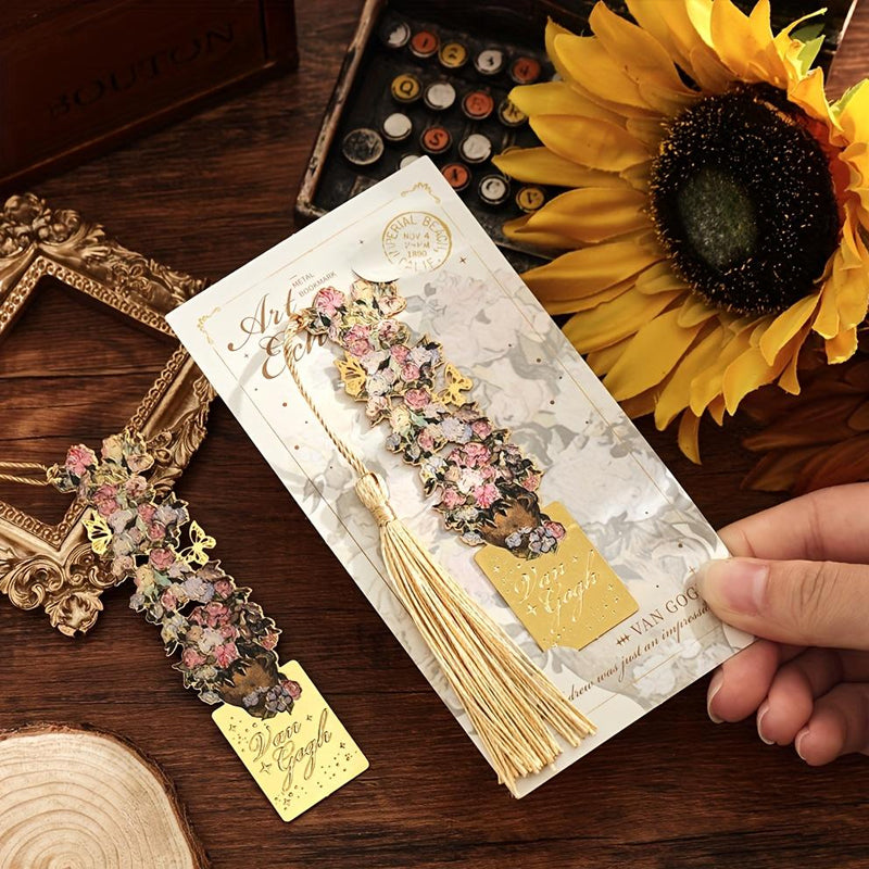 🎨 Van Gogh Hollow Bookmark – Vintage Art Inspired Bookmark 📚