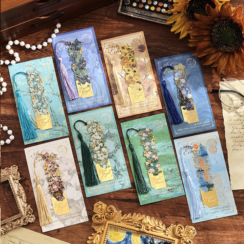 🎨 Van Gogh Hollow Bookmark – Vintage Art Inspired Bookmark 📚