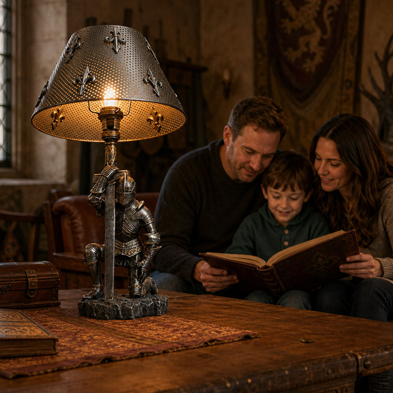 Knight's Heritage Medieval Armor Table Lamp