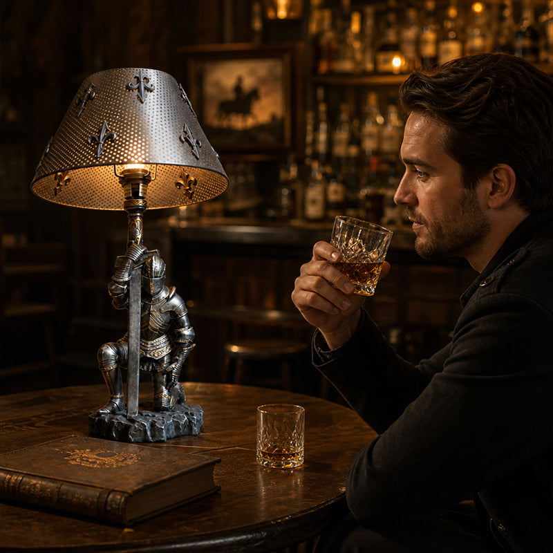 Knight's Heritage Medieval Armor Table Lamp
