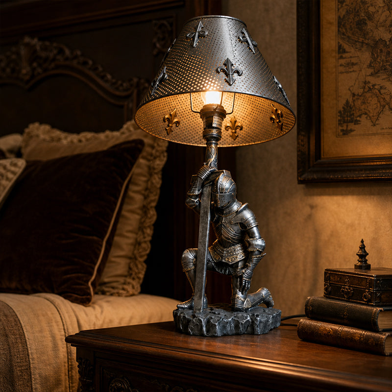 Knight's Heritage Medieval Armor Table Lamp