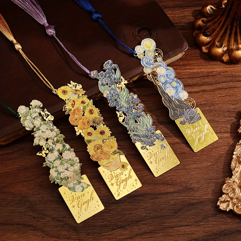 🎨 Van Gogh Hollow Bookmark – Vintage Art Inspired Bookmark 📚