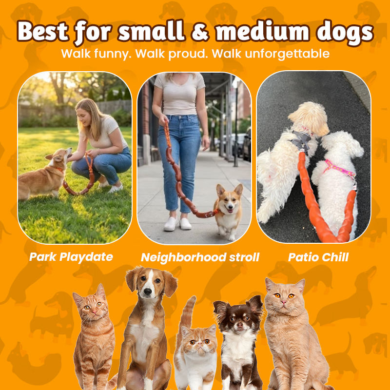 Funny Big Sausage String Dog Leash