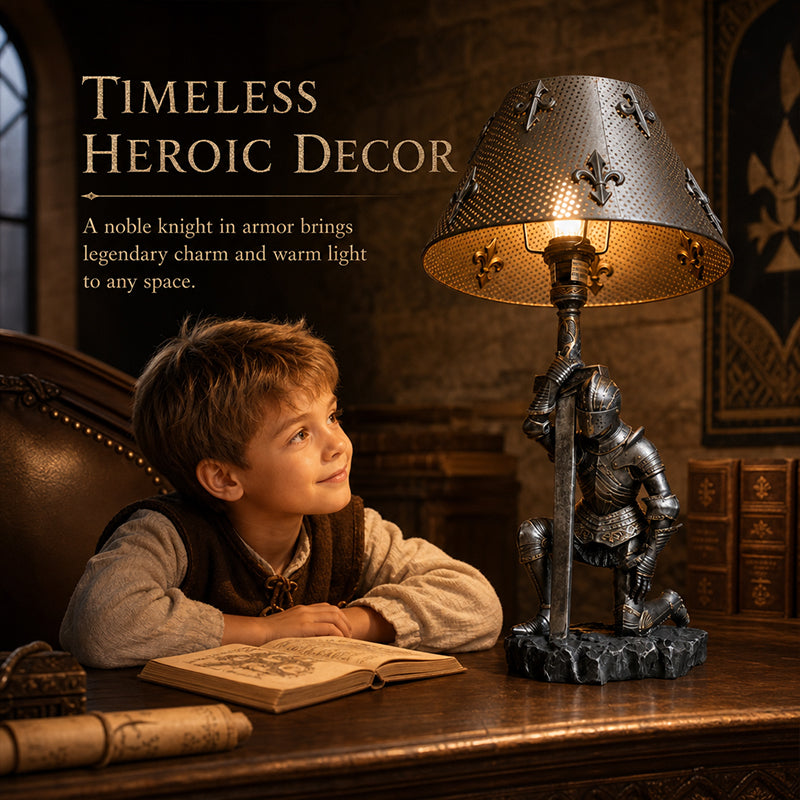 Knight's Heritage Medieval Armor Table Lamp