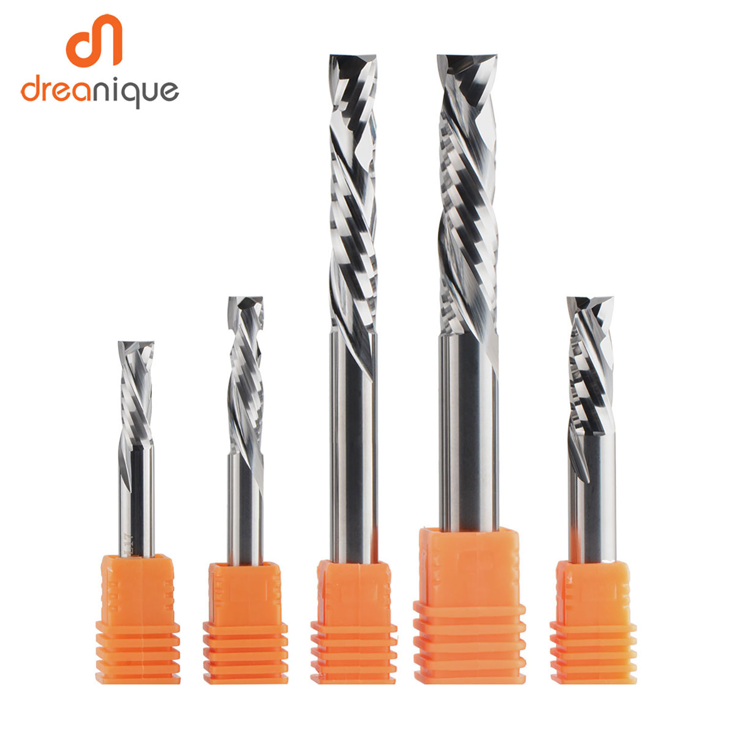 [Copy]2 Flutes Carbide Compression Router  Bits for Woodworking UP & DOWN Cut  Spiral End Mill Millling Cutters 