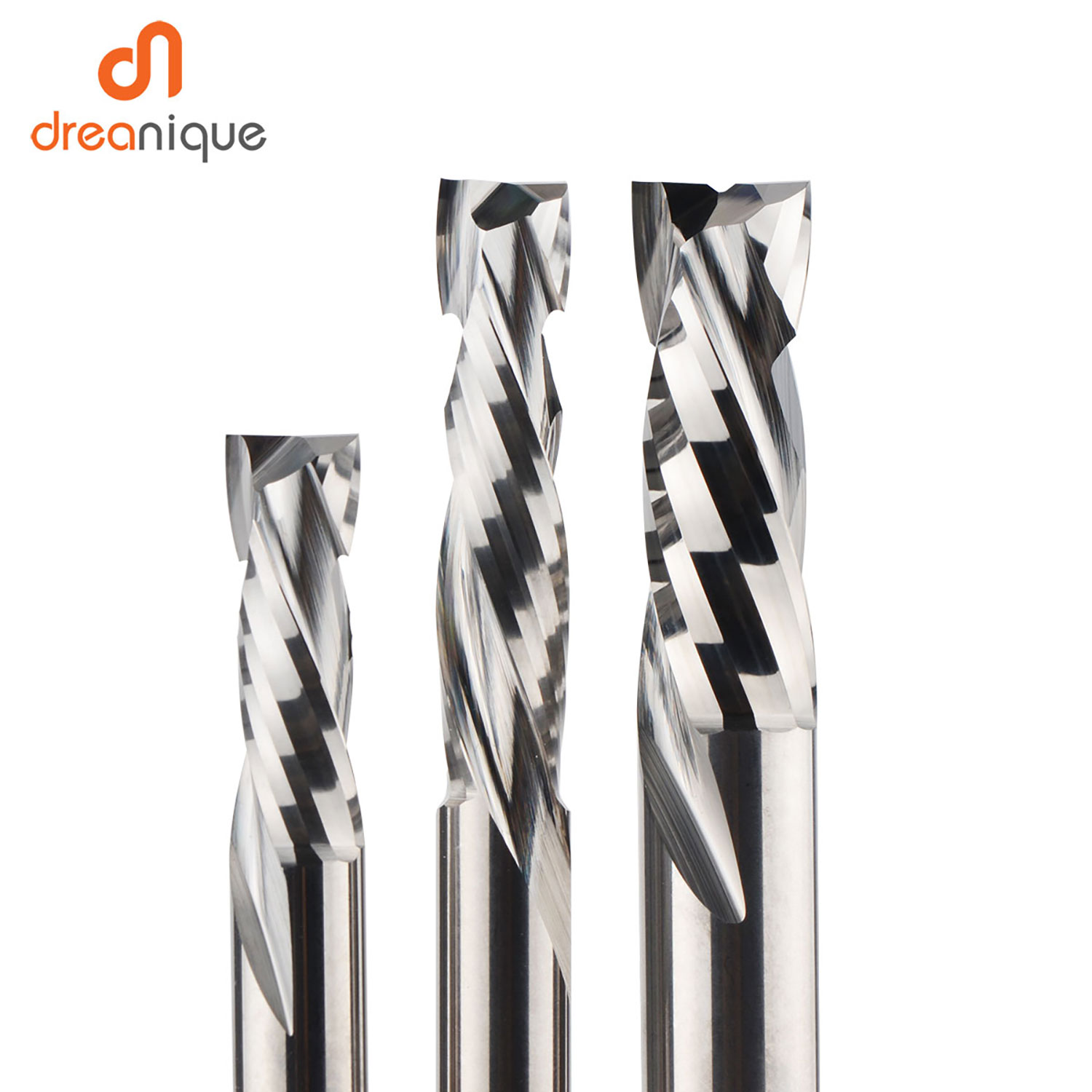 [Copy]2 Flutes Carbide Compression Router  Bits for Woodworking UP & DOWN Cut  Spiral End Mill Millling Cutters 