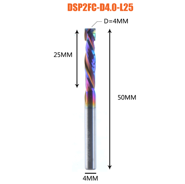 2 Flutes Carbide Compression Router  Bits for Woodworking UP & DOWN Cut  Spiral End Mill Millling Cutters 