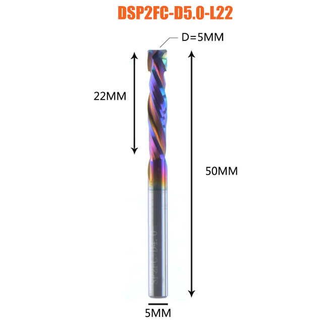 2 Flutes Carbide Compression Router  Bits for Woodworking UP & DOWN Cut  Spiral End Mill Millling Cutters 