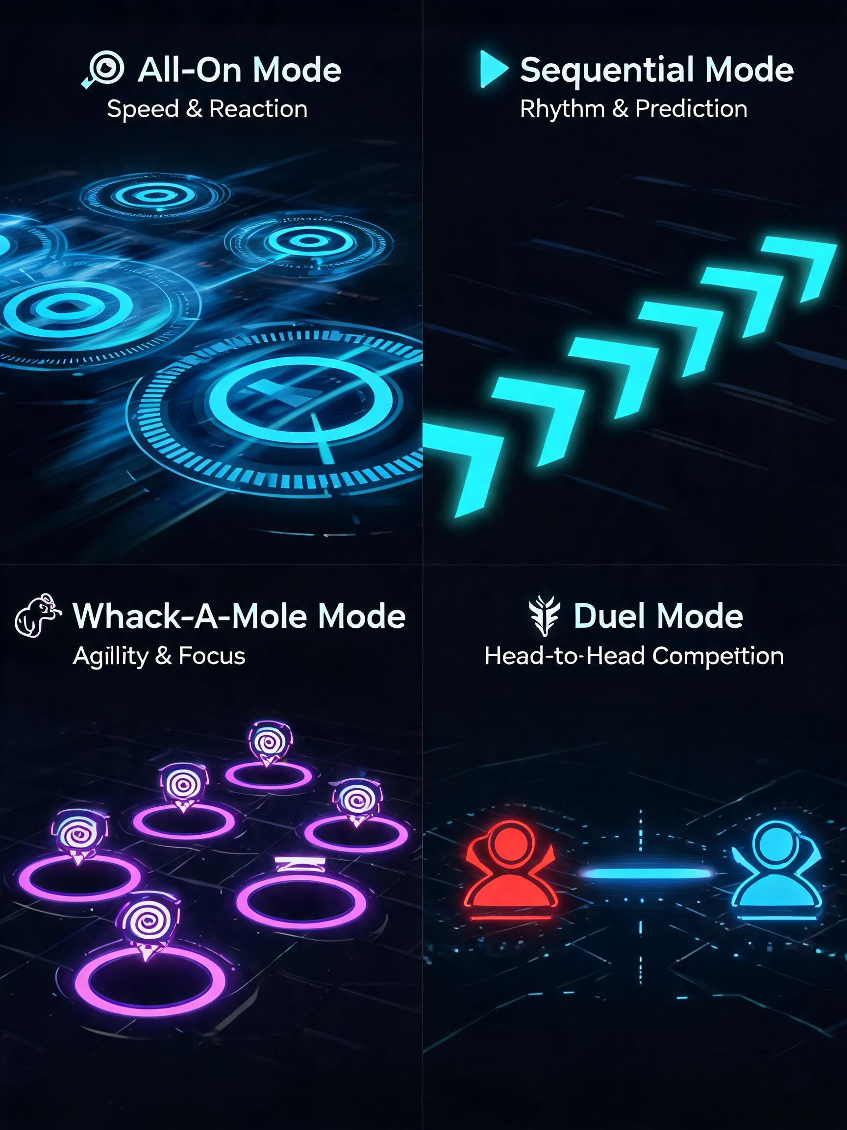 EYU-DOG Reactive Target System | Wireless Smart RGB Light-Up Pods with 4 Training Modes for Airsoft & Gel Blaster Drills