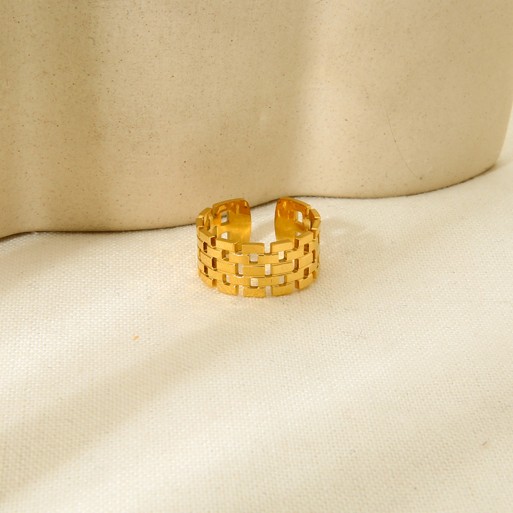 Vintage Watch-Link Open Ring