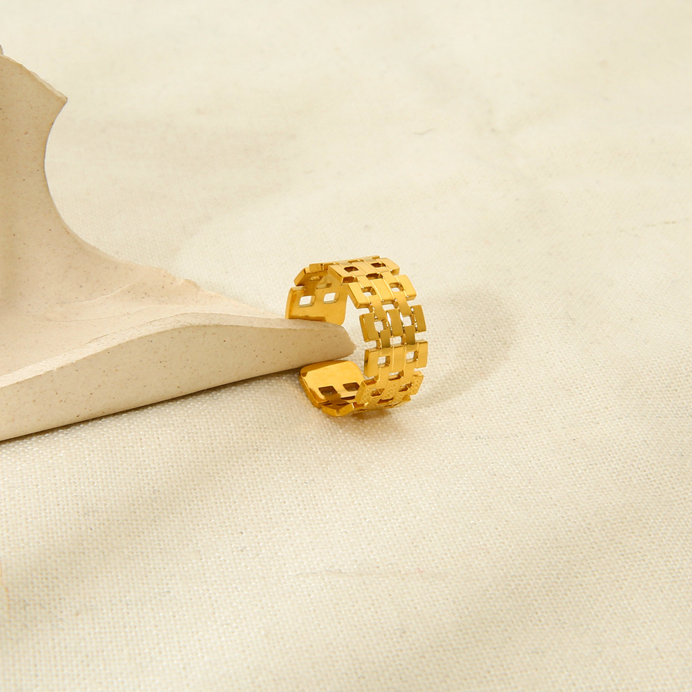 Vintage Watch-Link Open Ring